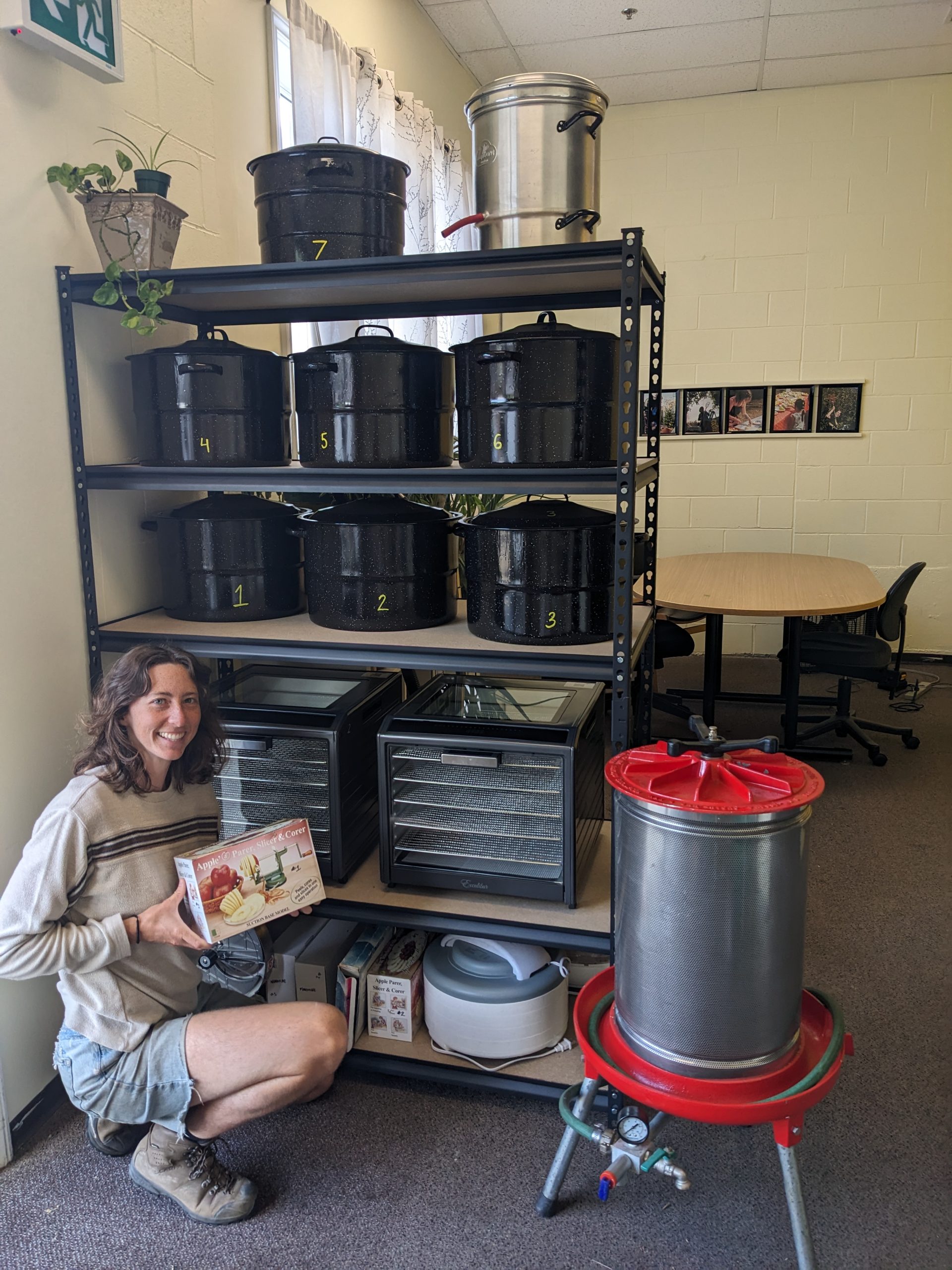 Lifecycles Staff Showcasing Lending Library Equipments